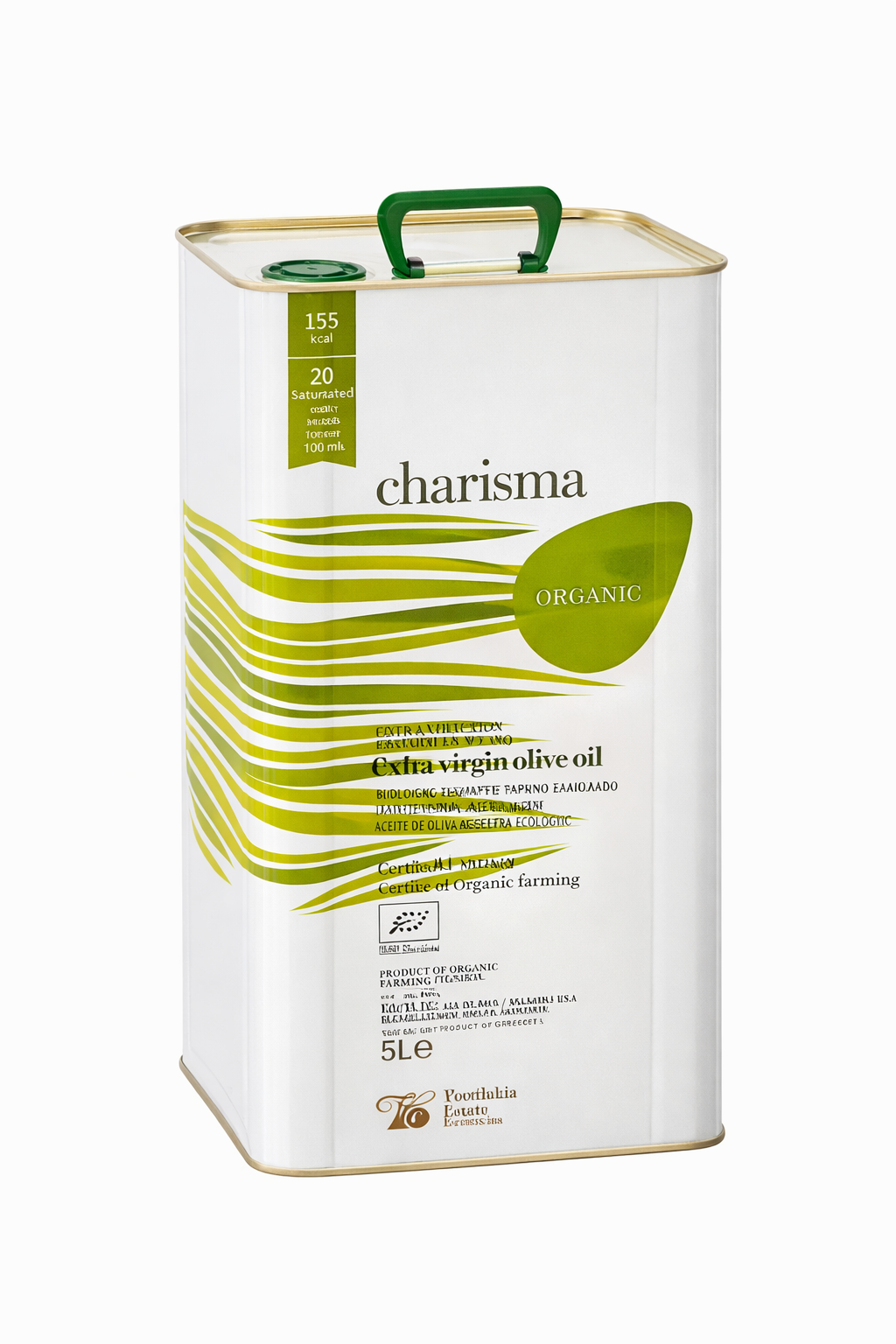 Ulei de masline extra virgin, Charisma ORGANIC 5 litri