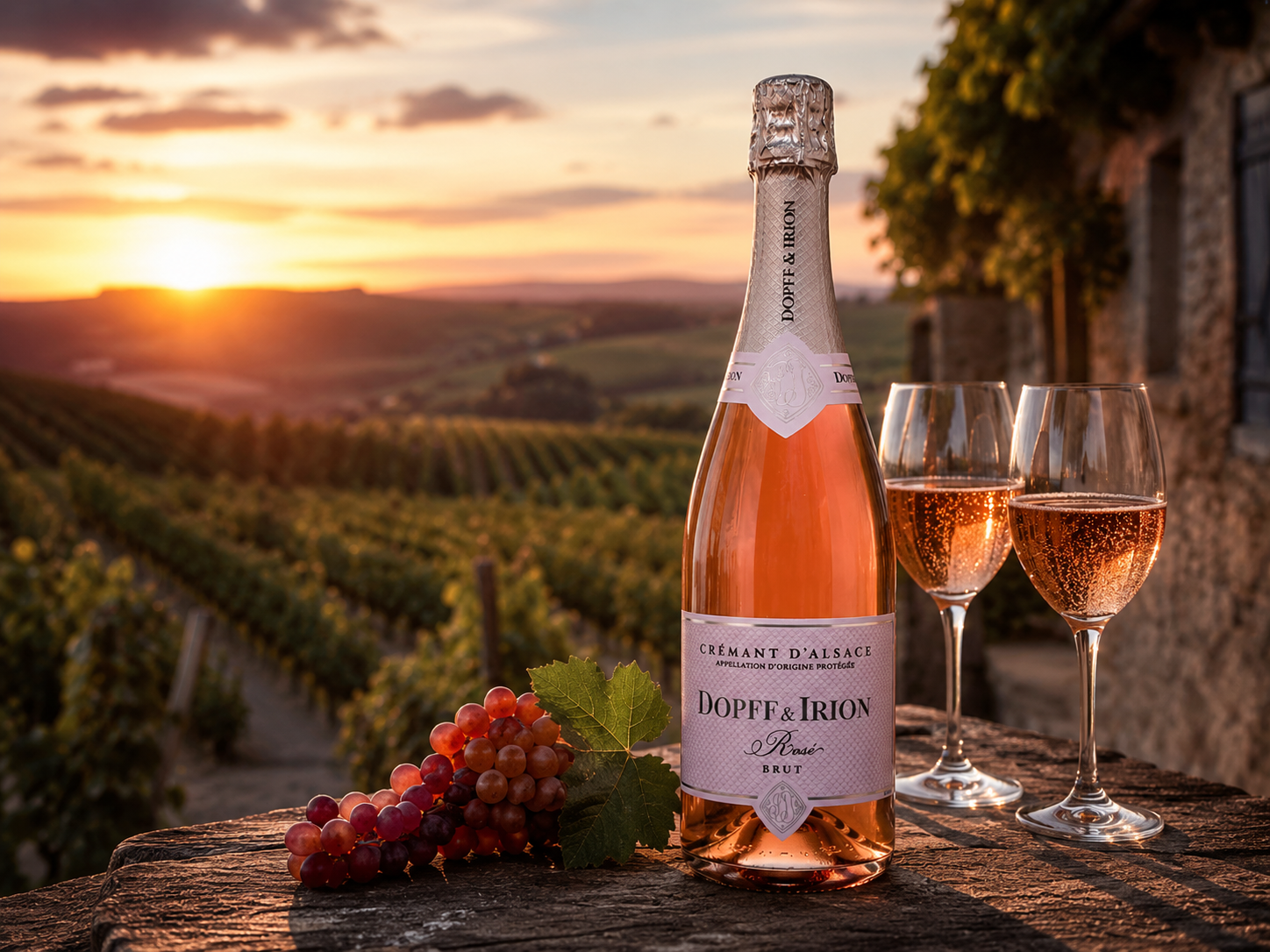 Crémant d’Alsace Rosé Brut, Dopff & Irion - imagine 2