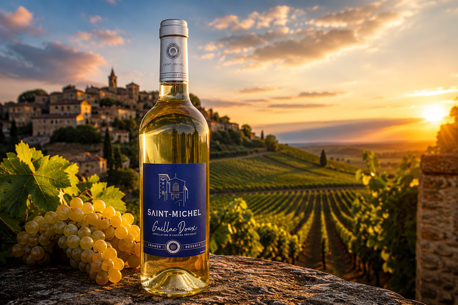 Vin alb, Saint-Michel Gaillac Doux – Grande Réserve - imagine 2