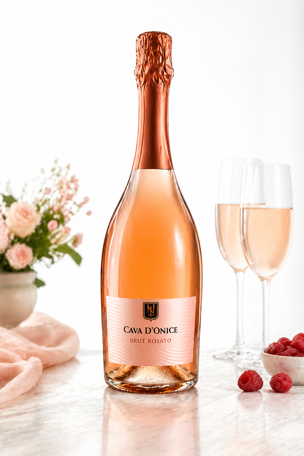 Vin spumant, Cava D'Onice Rosato Brut - imagine 2