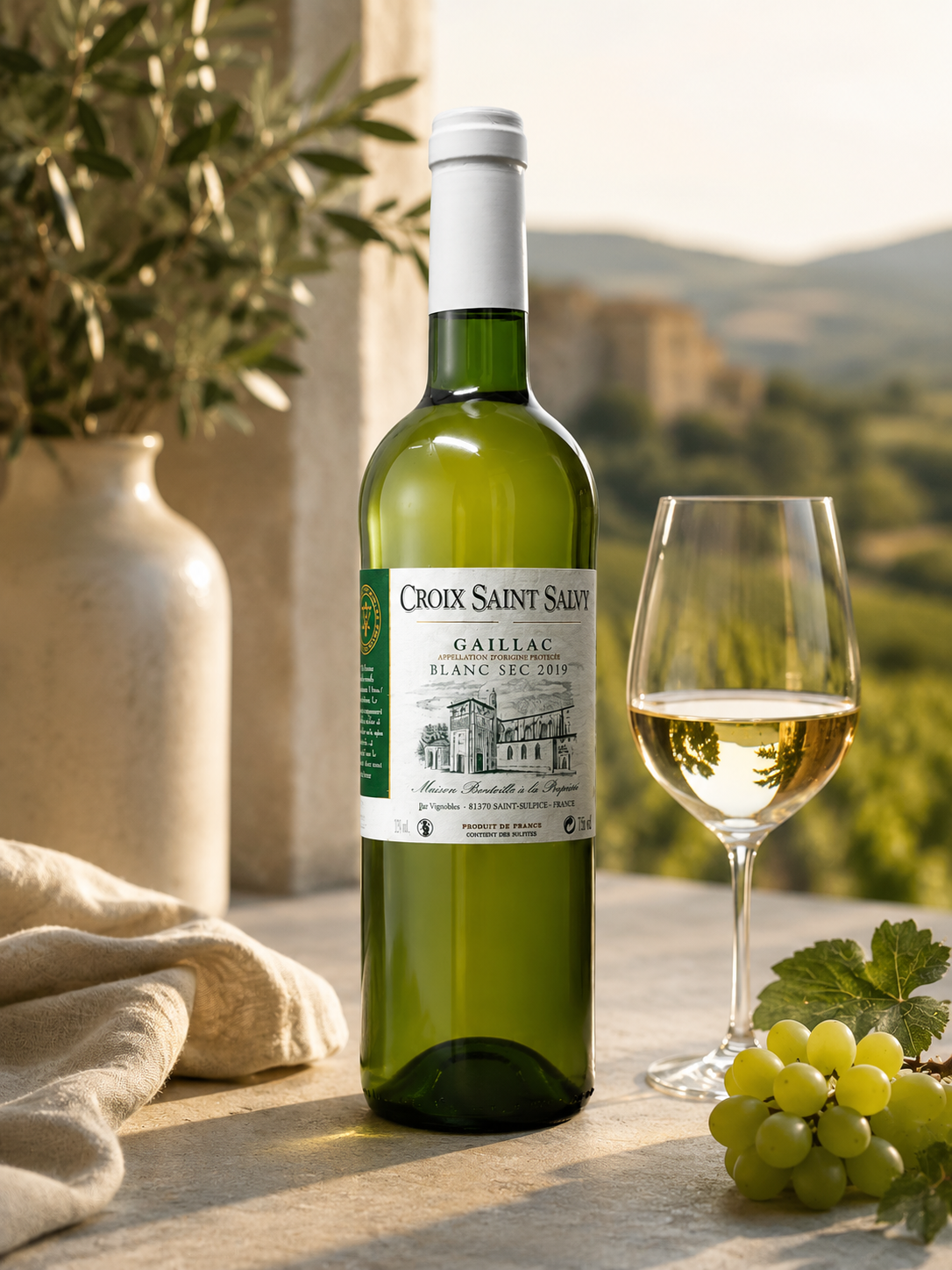 Vin alb, Croix Saint Salvy – Gaillac Blanc Sec - imagine 2