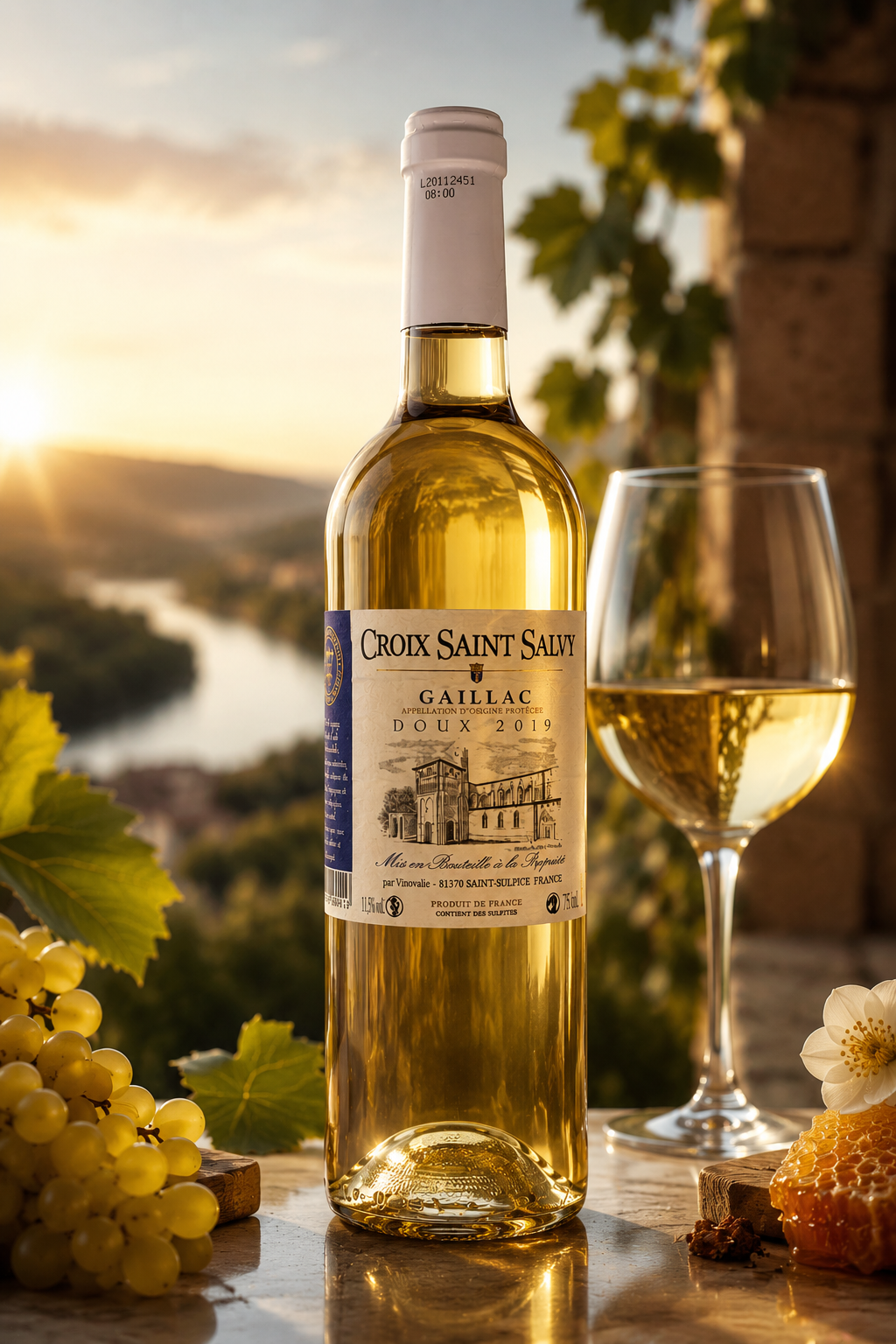 Vin alb, Croix Saint Salvy Gaillac Doux 2019 - imagine 2